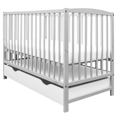 Zdjęcie produktu dla Dětská postýlka se šuplíkem New Baby LILLY šedá