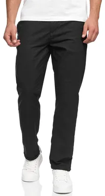 Produktbild von Omgoods – Bequeme, lässige Herrenhose aus Baumwolle und Leinen, Schwarz