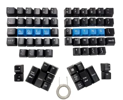 Produktbild von Zubehör: Tastenset Advantage2 Keyboard Layout: DVORAK