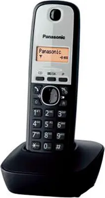 Produktbild von Panasonic | Schnurloses Telefon | KX-TG1911FXG | Eingebautes Display | Anrufer-ID | Schwarz/Grau