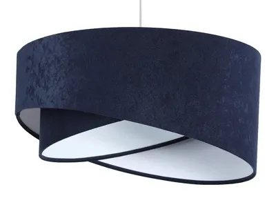 Zdjęcie produktu dla Lampa wisząca GEMSTONE granatowa/biała