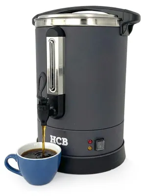 Produktbild von HCB Kaffeemaschine - 14,3 Liter - 95 Tassen - schwarz - 230V - Edelstahl - 1353