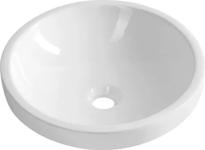 Zdjęcie produktu dla ROLA Ceramiczna umywalka podblatowa, 41 cm, biała