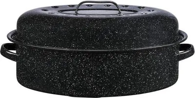Produktbild von Famanu Bratpfanne 46 x 31 cm - Gusseisen Schwarz