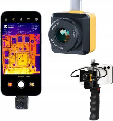 Zdjęcie produktu dla Kamera Termowizyjna - Telefon USB-C MicroUSB ANDROID Thermal Master T2S PRO / ANDROID