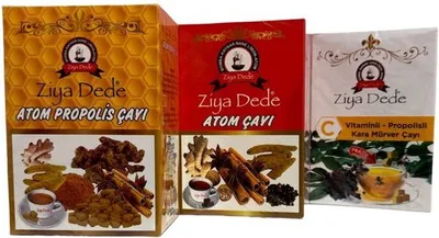 Zdjęcie produktu dla Ziya Dede 3 w 1 – Herbaty na odporność, Detox i energię – 3x150 g