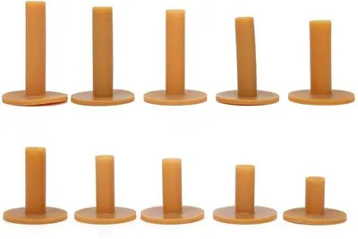 Productafbeelding van Golfaccessoires - 10 stuks - Duurzaam rubber - Sterke basis - Flexibel - Trainingshulpmiddel