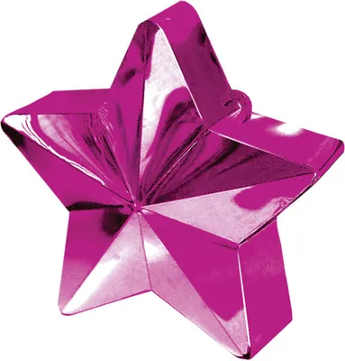 Produktbild von Ballongewicht "Stern" 150g | Magenta