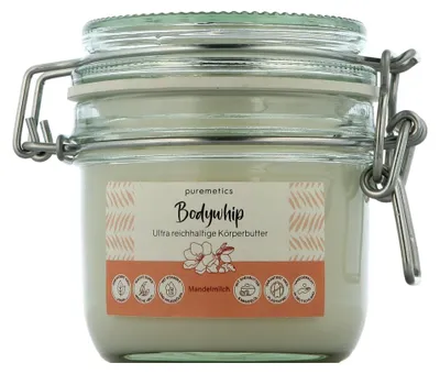 Imagen del producto de puremetics, cuidado corporal, Bodywhip, leche de almendras (150 g)