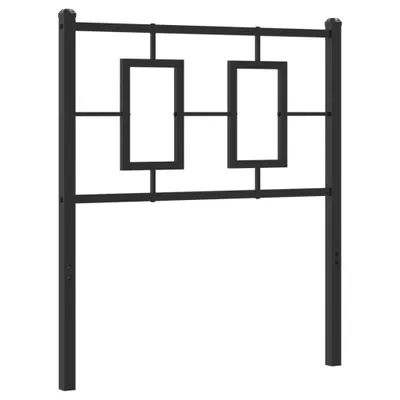 Obrázok produktu pre Kovové čelo postele, čierne, 75 cm