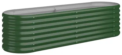 Produktbild von vidaXL Hochbeet Verzinkter Stahl 152x40x36 cm Grün