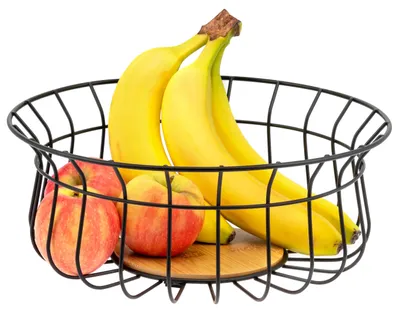 Produktbild von bremermann Obstkorb - Obstschale, Brotkorb aus Bambus und Metall