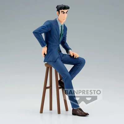 Obrázok produktu pre Banpresto Crayon Shinchan Figurki – Hiroshi Nohara 18cm Kolekcjonerska