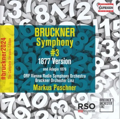 Obrázok produktu pre Anton Bruckner (1824-1896): Anton Bruckner (1824-1896): Bruckner 2024 "The Complete Versions Edition" - Symphonie Nr.3 d-moll (1877) - - (CD / B)