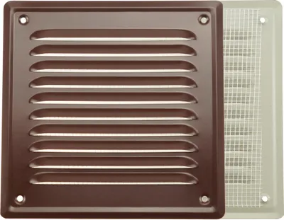 Produktbild von Ventilationsgitter Lüftungsgitter FEINZ 14x14 - Metall - Kaminqualität - Langlebig und effektiv