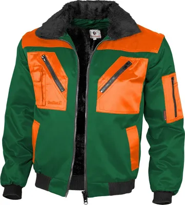 A studio shot of a pilot jacket.