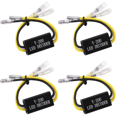 Produktbild von 4 STK Motorrad Lastwiderstand Taschenlampe Blinker Decoder Motorrad Blinkeranzeige Widerstand Adapter Flash Fix Fehler 12V für Motorrad Roller (10Ω)