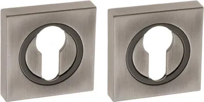 Zdjęcie produktu dla Panel kwadratowy GAMET PLT-25-Y-11ME-11M-11ME-KW, do wkładki, szczotkowany grafit/grafit