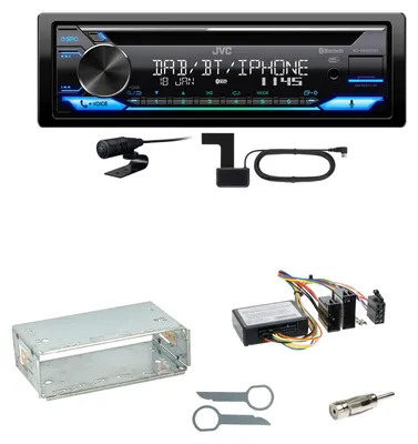 Produktbild von JVC KD-DB922BT Bluetooth Digitalradio Einbauset für Mercedes W210 ab 08/99