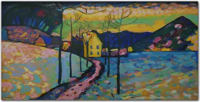 Produktbild von Coloray Küchenrückwand 100x50 Spritzschutz aus Glas - Winterlandschaft