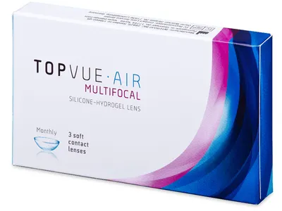 Produktbild von TopVue Air Multifocal (3 Linsen) Stärke: +4.50, BC: 8.60, DIA: 14.20, Add power: +1.50