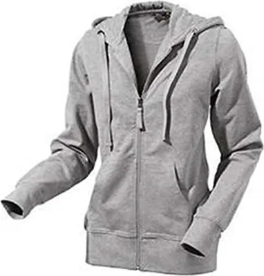 Produktbild von Damen Sweatjacke  Kapuzenjacke Jacke Grau Größe S 36/38