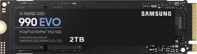 Produktbild von Samsung 990 EVO M.2 2 TB PCI Express 4.0 V-NAND TLC NVMe