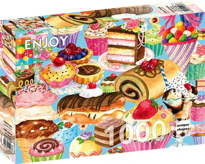 Image de Puzzle 1000 pièces Enjoy – Douces Friandises