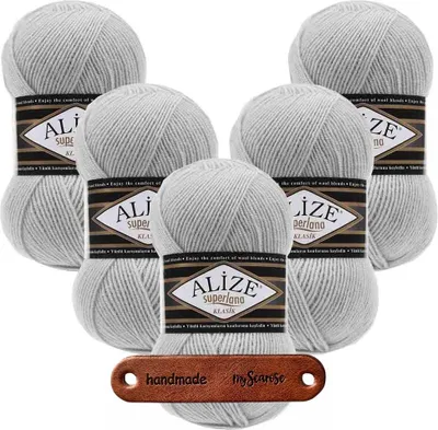 Produktbild von 5 x ALIZE Superlana Klasik 168 mit Label