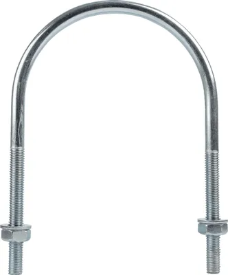 Obrázok produktu pre DROMET U-držák M10 x 115/175 mm (4") pozinkovaný s maticami