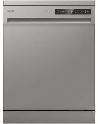 Produktbild von homeX DWFS601449E-S Geschirrspüler 60 cm, Spülmaschine freistehend - 14 Maßgedecke, 6 Programme, AquaStop, Unterbaufähig