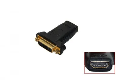 Produktbild von HDMI™/DVI-I-Adapter HDMI™-Buchse (Typ A) > DVI-I-Buchse Dual-Link (24+5 pin)