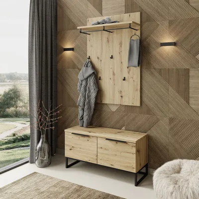 Produktbild von TOP II Garderobe Eiche artisan
