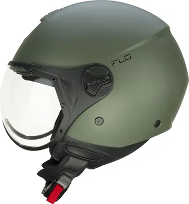 Obrázok produktu pre Prilba Jet CGM 167A FLO MONO Opaque Green Moulded Visor veľkosť XL