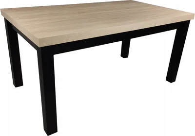 Obrázek produktu pro Velký černý dubový skládací stůl Sonoma 100x200/300