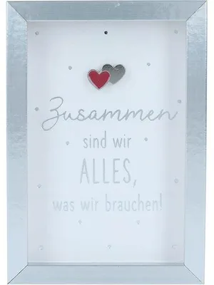 Produktbild von Depesche 11625-040 Komplimente im Bilderrahmen- Zusammen sind wir Alles,...