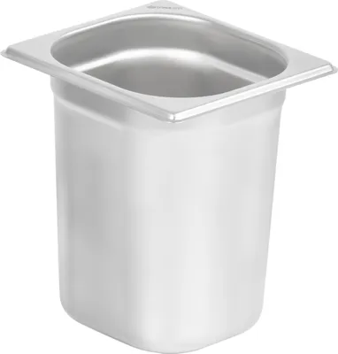 Image de Récipients repas GN 1/6, Hauteur 200 mm, Récipients gastronomiques en acier inoxydable, Conviennent pour chafing dishes