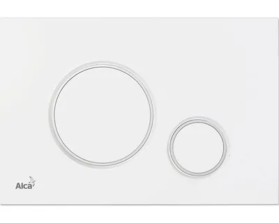 Obrázek produktu pro Ovládací tlačítko Alcadrain M776 bílé/chrom lesk