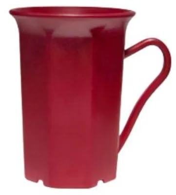 Produktbild von AKU® PP-Kaffeebecher mit Henkel aus Kunststoff, 200 ml/0,20 l, Mehrweg, bordeaux