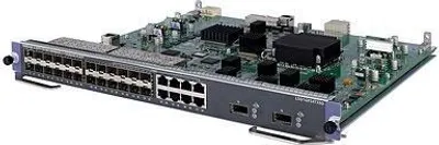Produktbild von HPE JD230A, 10 Gigabit Ethernet, Gigabit Ethernet, 10,100,1000,10000 Mbit/s, SFP, XFP, 355 x 377 x 40 mm, 3,08 kg