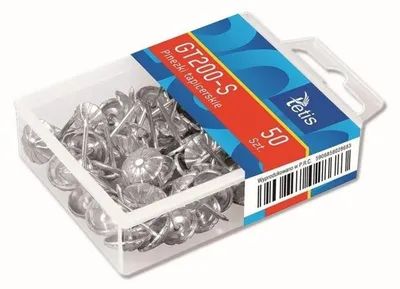 Obrázok produktu pre Tetis Strieborné čalúnnické špendlíky, 50 ks, nerezová oceľ