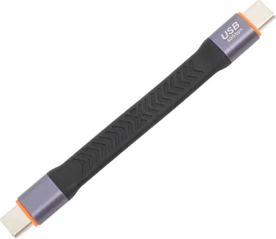 Obrázek produktu pro Krátký kabel USB C na USB C, design FPC, přenos dat 40 Gb/s, kabel USB 3.2 Gen 2 typu C pro notebooky