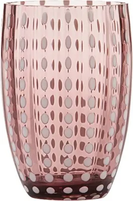 Produktbild von ZAFFERANO Perle Set 6 Gläser Tumbler Amethyst