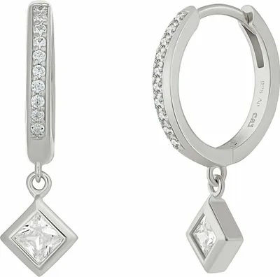 Produktbild von cai Creole 925/- Sterling Silber 2,2cm weiß Zirkonia 360210263