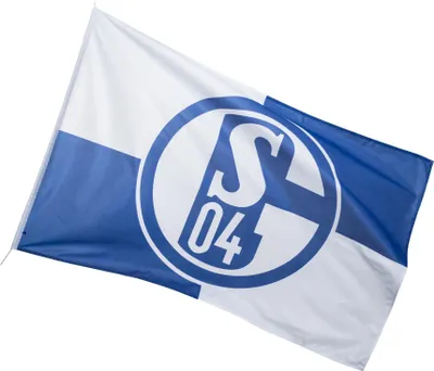 Produktbild von FC Schalke 04 Hissfahne Karo 100x150 cm