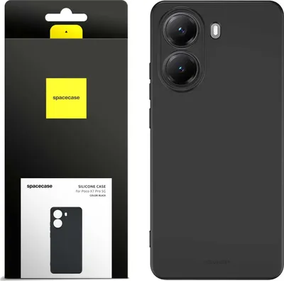 Produktbild von Spacecase Silikonhülle 3.0 Poco X7 Pro 5G schwarz