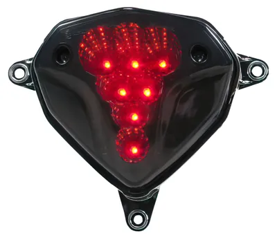 Obrázek produktu pro Zadní světlo STR8 Black Line LED s blinkrem, s homologací (ABE), pro Yamaha Aerox R 50, od roku výroby 2013