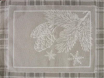 Obrázok produktu pre Eurofirany Vianočná podložka béžová 45 cm x 35 cm dekorácia