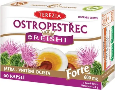 Immagine prodotto di Ostropestřec + reishi forte 60 kapslí