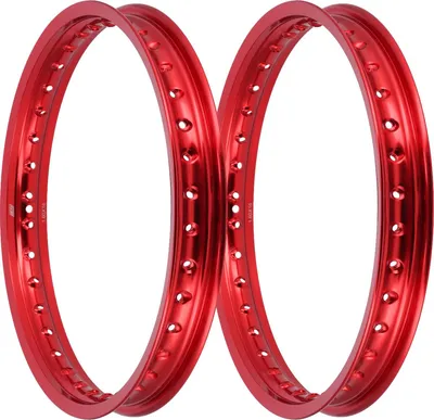 Obrázek produktu pro Sada: 2x 1,6 x 16" hliníkový ráfek eloxovaný - pro Simson S50, S51, KR51 Schwalbe, SR6